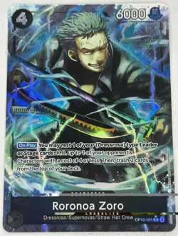 Roronoa Zoro OP10-095 R - Alt Art One Piece TCG (The Best of Vol.2 set) English - Image 1