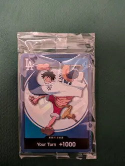 ONE PIECE x DODGERS MONKEY D LUFFY DON_YOUR TURN +1000 SEALED - Image 1