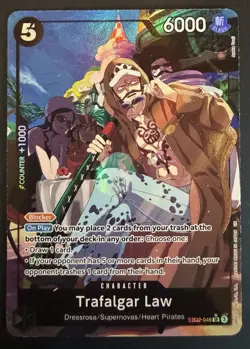 One Piece TCG Trafalgar Law (Alternate Art) EB02-045 Anime 25th Collection - Image 1
