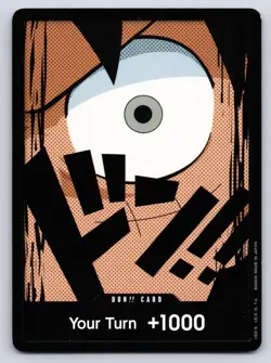 DON!! Card (Luffy) DON!! Premium Booster -The Best- One Piece Lightly Played - Image 1