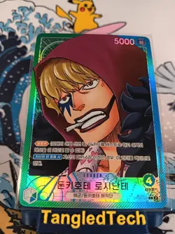 One Piece Donquixote Rosinante OPK05-022 Awaken Leader Korean Full Art Near Mint - Image 1
