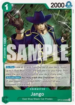 Jango OP15-026 Adventure on Kami's Island Release Event Cards One Piece NM - Image 1
