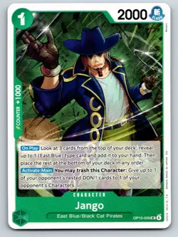 Jango OP15-026 Adventure on Kami's Island Release Event Cards One Piece NM - Image 2