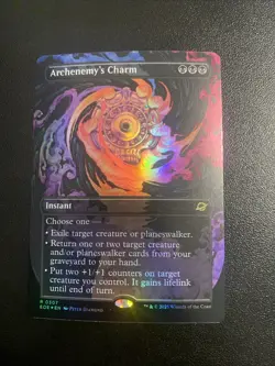MTG Archenemy's Charm (Borderless) FOIL Edge of Eternities Magic the Gathering - Image 1