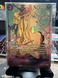 One Piece TCG Black Maria OP08-074 Illustration Box Vol.2 Promo SEALED Foil NM - Image 1