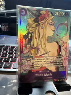One Piece TCG Black Maria OP08-074 Illustration Box Vol.2 Promo SEALED Foil NM - Image 3