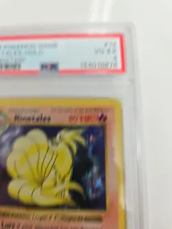 Pokemon Ninetales 12/102 Base Set Shadowless 1st Edition Holo Rare PSA 4 - Image 4