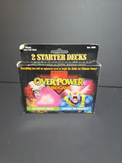 Marvel OverPower 2-Starter Deck NEW fantasy Card Game set 1995 #8089 372900 - Image 1