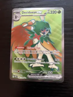 Decidueye ex 100/088 Perfect Order Full Art Ultra Rare Holo Pokemon Card NM - Image 1