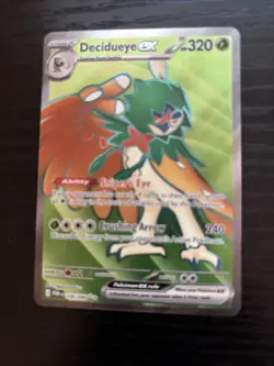 Decidueye ex 100/088 Perfect Order Full Art Ultra Rare Holo Pokemon Card NM - Image 2