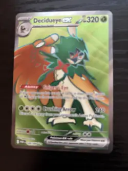 Decidueye ex 100/088 Perfect Order Full Art Ultra Rare Holo Pokemon Card NM - Image 4