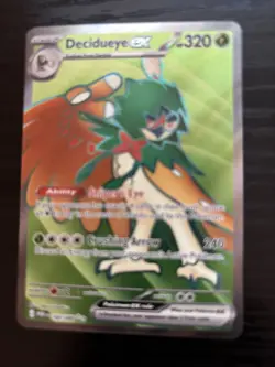 Decidueye ex 100/088 Perfect Order Full Art Ultra Rare Holo Pokemon Card NM - Image 5