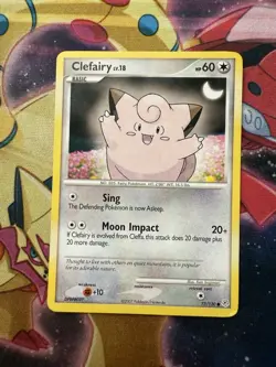 Clefairy 77/130 Diamond & Pearl Pokemon Card - LP - Image 1