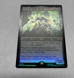 Venom Eddie Brock 0012 FOIL Spider Man MTG Magic The Gathering Card NM - Image 1