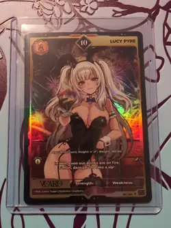 Lucy Pyre 10 Holo 1st Edition Awakened Worlds Card GamerSupps VCard 155/250 - Image 1