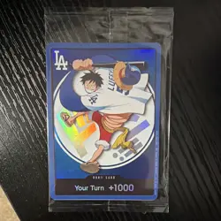 Bandai Namco One Piece Card Game Don!! Card Monkey D. Luffy Promo Foil EN - Image 1