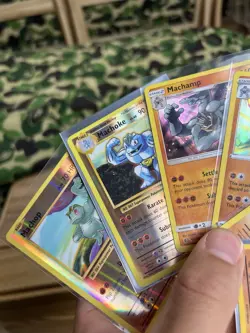Machamp 6 CARDS LOT VTG HOLO STAMP VTG Reverse Rare Machop Machoke - Image 4