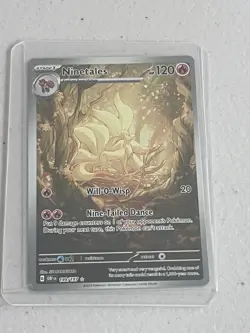 Pokemon TCG Ninetales Sv03: Obsidian Flames 199/197 Holo Illustration Rare - Image 2