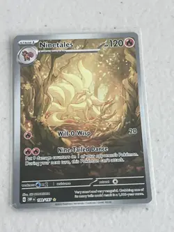 Pokemon TCG Ninetales Sv03: Obsidian Flames 199/197 Holo Illustration Rare - Image 3