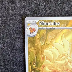 Pokemon TCG Ninetales Illustration Rare Holo SV03 Obsidian Flames 199/197 EN - Image 2