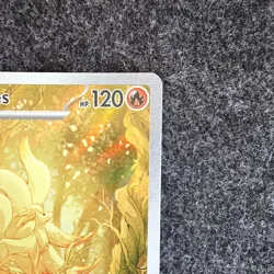 Pokemon TCG Ninetales Illustration Rare Holo SV03 Obsidian Flames 199/197 EN - Image 3