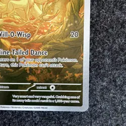 Pokemon TCG Ninetales Illustration Rare Holo SV03 Obsidian Flames 199/197 EN - Image 4