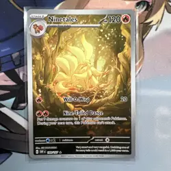 Pokemon TCG Ninetales Sv03: Obsidian Flames 199/197 Holo Illustration Rare - Image 1