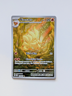 Pokemon TCG Ninetales Sv03: Obsidian Flames 199/197 Holo Illustration Rare - Image 1