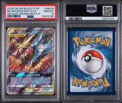 ✅ PSA 10 Moltres & Zapdos & Articuno GX SM210 Pokemon Black Star Promo ETB 2019 - Image 3
