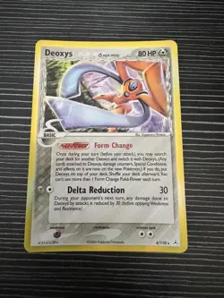 Deoxys δ Defense Forme 4/110 EX Holon Phantoms Holo Rare LP Pokemon TCG 2006 - Image 1