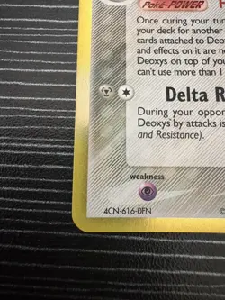 Deoxys δ Defense Forme 4/110 EX Holon Phantoms Holo Rare LP Pokemon TCG 2006 - Image 3