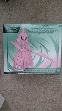 Pokemon TCG Scarlet & Violet Paradox Rift Elite Trainer Box (ETB) Iron Valiant - Image 1