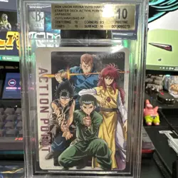 UNION ARENA YuYu Hakusho Action Point UA21ST/YYH-1-AP01 BGS 10 Gem Mint - Image 1