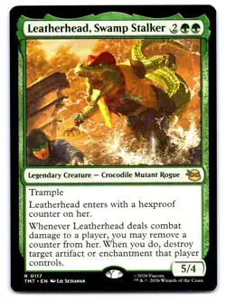 Leatherhead, Swamp Stalker 0117 TMNT Magic: The Gathering NM - Image 1