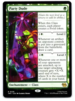 Party Dude 0128 Rare TMNT Magic: The Gathering Near Mint - Image 1