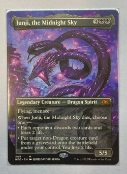 MTG - Kamigawa: Neon Dynasty - Junji, the Midnight Sky - Borderless - NM - Image 1