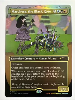 MTG Marchesa, the Black Rose (Rainbow Foil) Secret Lair Jay Howell 2009 NM - Image 1