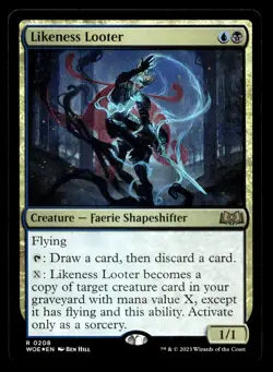 Likeness Looter 208 Foil R Wilds of Eldraine - Image 1