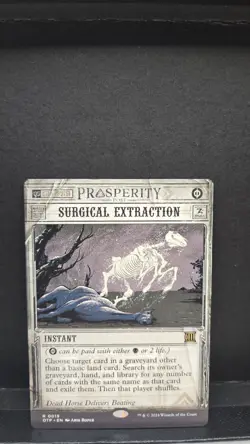 MTG Surgical Extraction 0019, Outlaws of Thunder Junction: Breaking News, Rare - Image 1