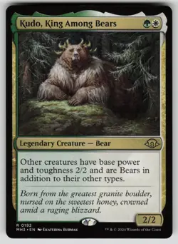 Kudo, King Among Bears Normal R Modern Horizons 3 192 NM - Image 1
