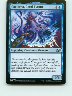 Caelorna, Coral Tyrant - U40 - MTG - Aetherdrift (DFT) - Image 1