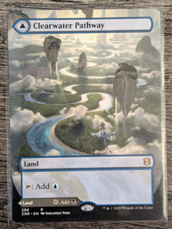 MTG: Clearwater Pathway (Zendikar Rising)(BORDERLESS RARE) - Image 1
