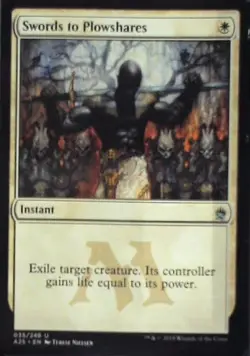 Swords to Plowshares - Masters 25: #35, Magic: The Gathering Lp C355 - Image 1