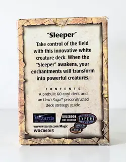 MTG Urza’s Saga Sleeper Theme Deck 1998 W/ Box 59/60 No Opal Titan Card & Guide - Image 2