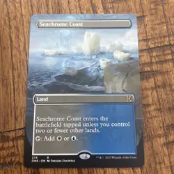 Seachrome Coast (Borderless) Phyrexia: All Will Be One Regular 374 Near Mint MTG - Image 1