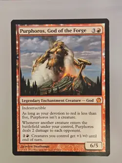 *MTG - Purphoros, God of the Forge Theros NM - Image 1
