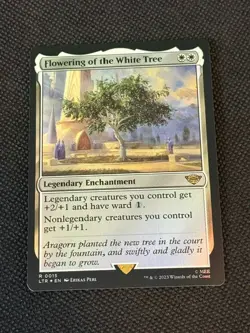 Flowering of the White Tree FOIL - 0015 - Rare - Lord of the Rings LTR MTG - Image 1
