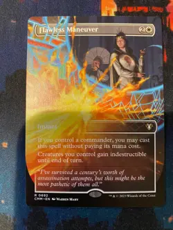 MTG Commander Masters Flawless Maneuver Borderless - Image 1