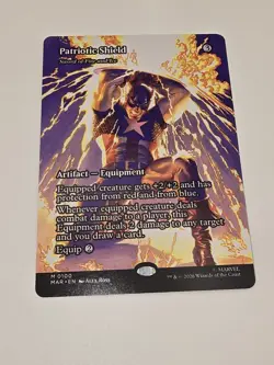 Patriotic Shield - Sword of Fire and Ice (Borderless) Marvel Universe... - Image 1