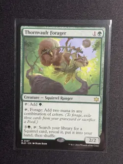 Bloomburrow Thornvault Forager #197 MTG NM - Image 1